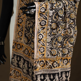 Kalamkari Hand Block Print Natural Dyed Cotton Dupatta 46