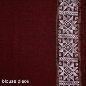 Bamboo Silk Thread Buti Assam Pure Handwoven Saree with Blouse Piece 02