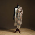 Kalamkari Hand Block Print Natural Dyed Cotton Dupatta 49