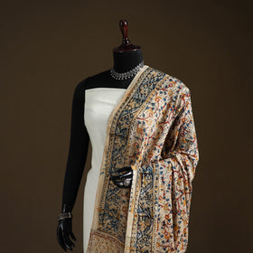Kalamkari Hand Block Print Natural Dyed Cotton Dupatta 49