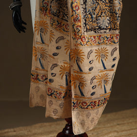 Kalamkari Hand Block Print Natural Dyed Cotton Dupatta 51