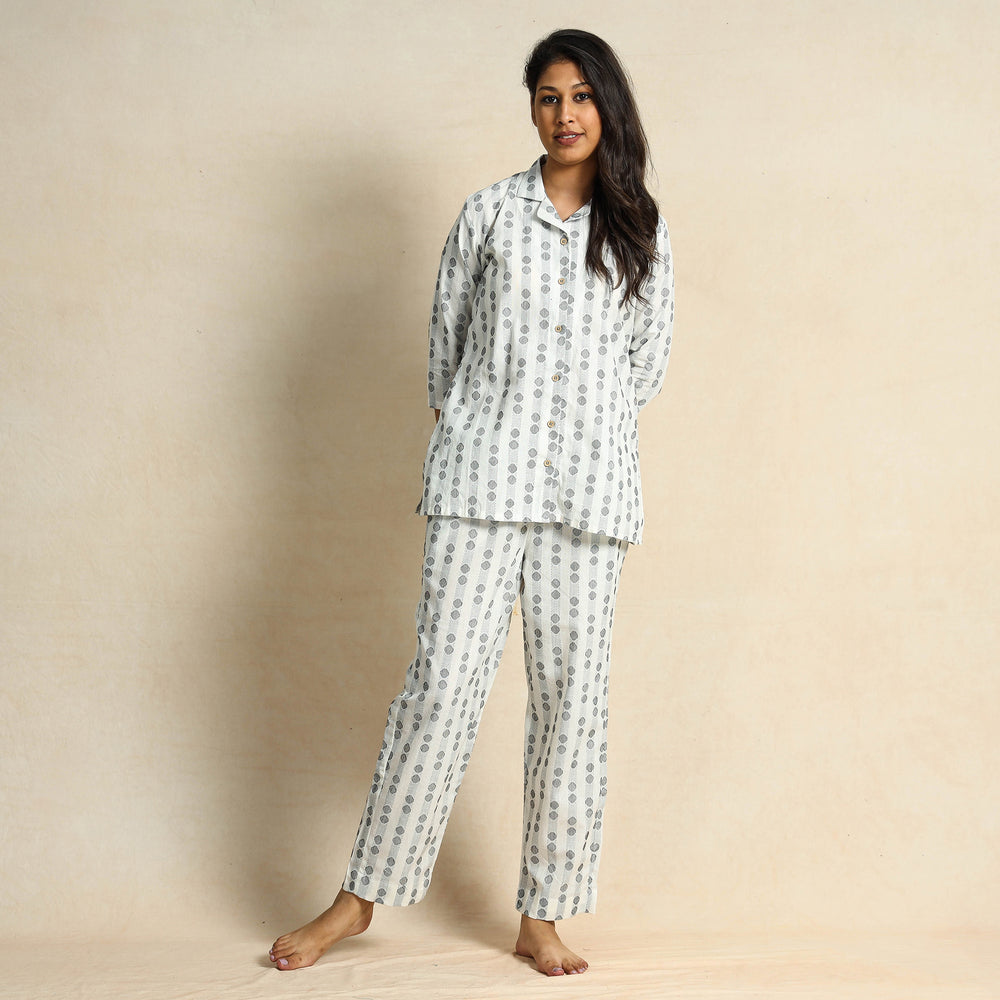 jacquard night suit