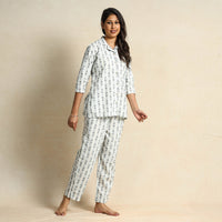 jacquard night suit