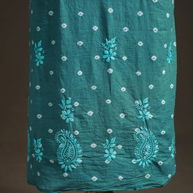 Lucknowi Chikankari Hand Embroidered Cotton Unstitched Kurta Material (2.5M) 01
