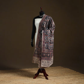 Kalamkari Hand Block Print Natural Dyed Cotton Dupatta 53