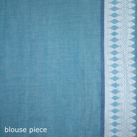 Silk cotton thread buti assam pure handwoven saree with blouse piece