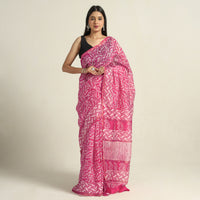 Batik Print Saree