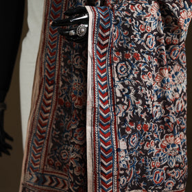 Kalamkari Hand Block Print Natural Dyed Cotton Dupatta 53