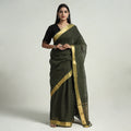  Mangalagiri Handloom Saree with Ikat Blouse