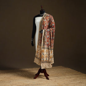 Kalamkari Hand Block Print Natural Dyed Cotton Dupatta 54