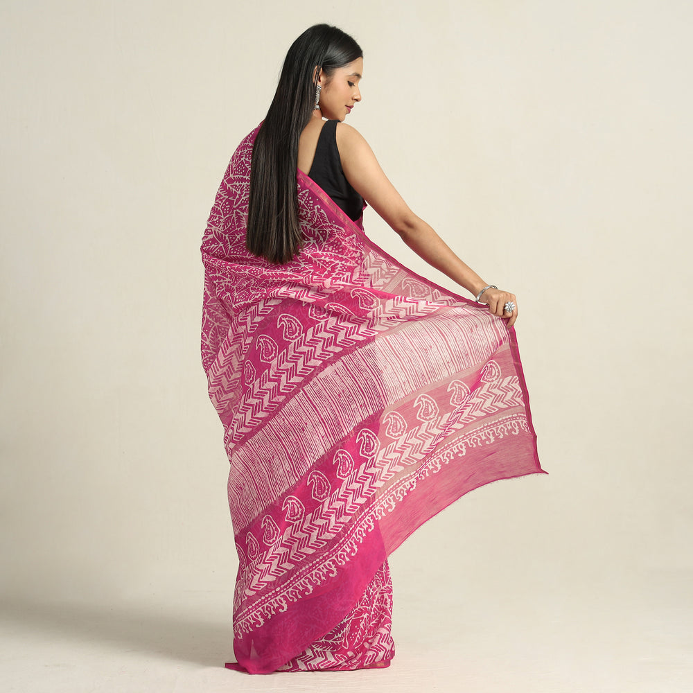 Batik Print Saree