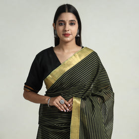  Mangalagiri Handloom Saree with Ikat Blouse