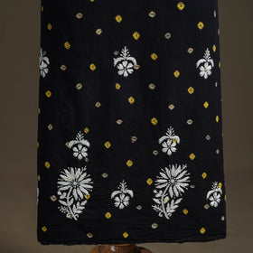 Lucknowi Chikankari Hand Embroidered Cotton Unstitched Kurta Material (2.5M) 02