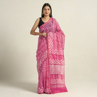 Batik Print Saree