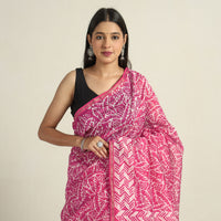 Batik Print Saree