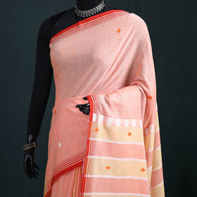Silk Cotton Thread Buti Assam Pure Handwoven Saree 08