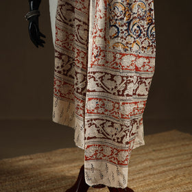 Kalamkari Hand Block Print Natural Dyed Cotton Dupatta 55