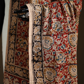 Kalamkari Hand Block Print Natural Dyed Cotton Dupatta 56