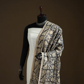Kalamkari Hand Block Print Natural Dyed Cotton Dupatta 58