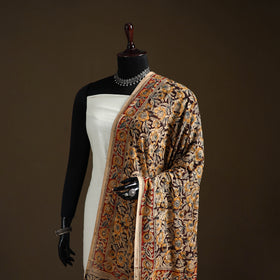 Kalamkari Hand Block Print Natural Dyed Cotton Dupatta 59