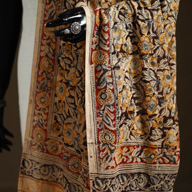 Kalamkari Hand Block Print Natural Dyed Cotton Dupatta 59