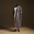 Kalamkari Hand Block Print Natural Dyed Cotton Dupatta 60