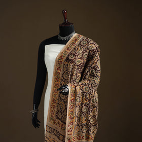 Kalamkari Hand Block Print Natural Dyed Cotton Dupatta 63