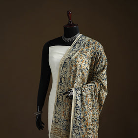 Kalamkari Hand Block Print Natural Dyed Cotton Dupatta 65