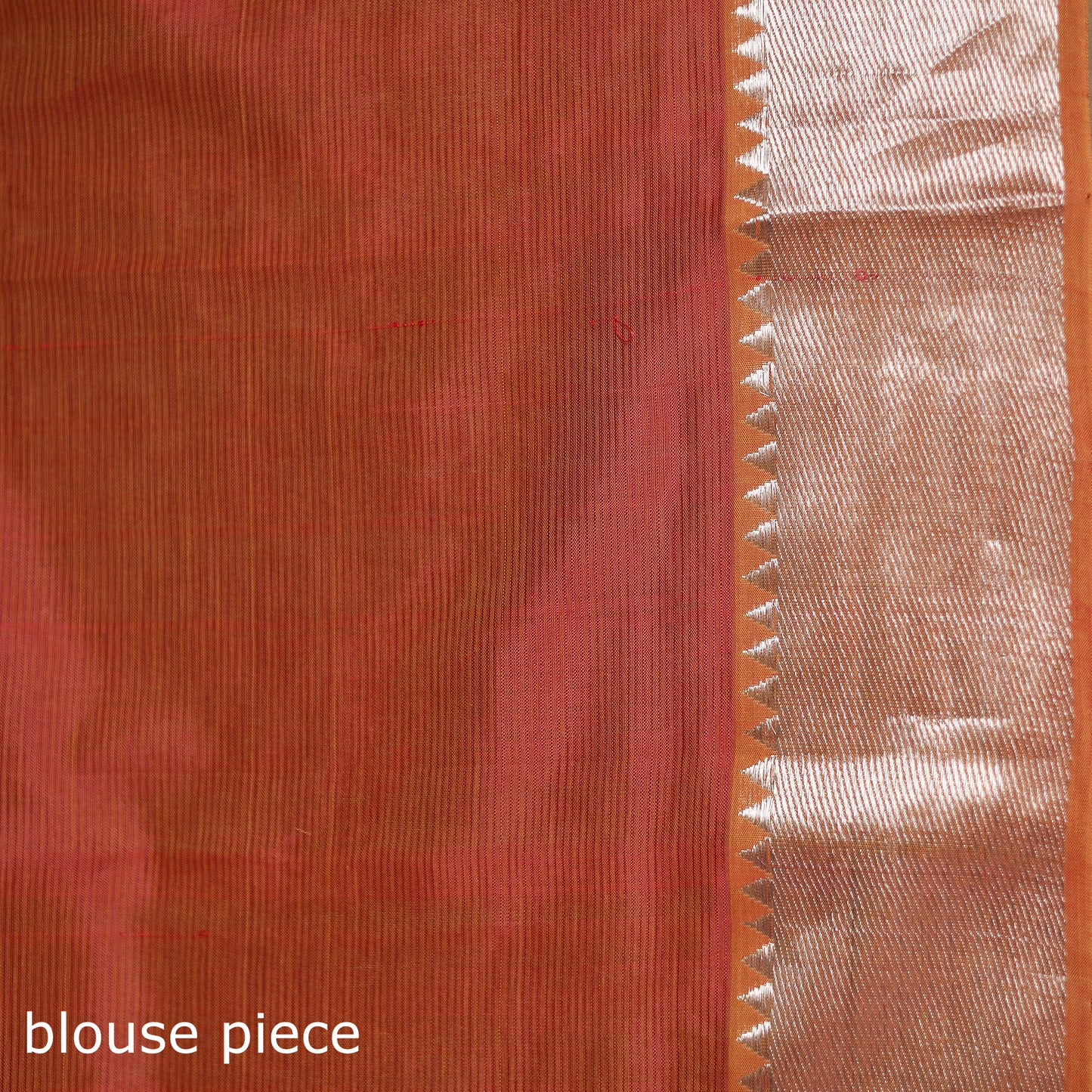Yellow - Pure Handwoven Mangalagiri Silk Cotton Pattu Saree with Zari Border 12