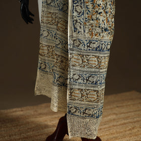 Kalamkari Hand Block Print Natural Dyed Cotton Dupatta 65