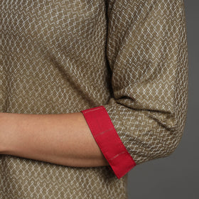 Buy Zeenat Brown Merino Woolen Kurta