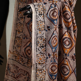 Kalamkari Hand Block Print Natural Dyed Cotton Dupatta 66