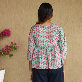 sanganeri crop top