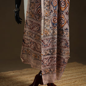Kalamkari Hand Block Print Natural Dyed Cotton Dupatta 66
