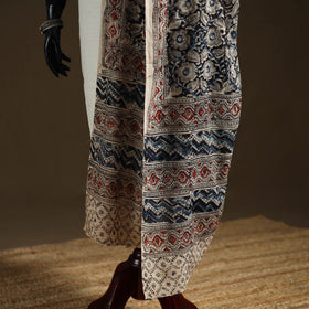 Kalamkari Hand Block Print Natural Dyed Cotton Dupatta 67