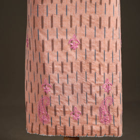 Lucknowi Chikankari Hand Embroidered Cotton Unstitched Kurta Material (2.5M) 13