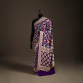 Kutch Bandhani Fine Georgette Banarasi Neem Zari Jaal Saree 03