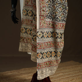 Kalamkari Hand Block Print Natural Dyed Cotton Dupatta 68