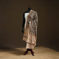 Kalamkari Hand Block Print Natural Dyed Cotton Dupatta 71