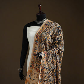 Kalamkari Hand Block Print Natural Dyed Cotton Dupatta 71