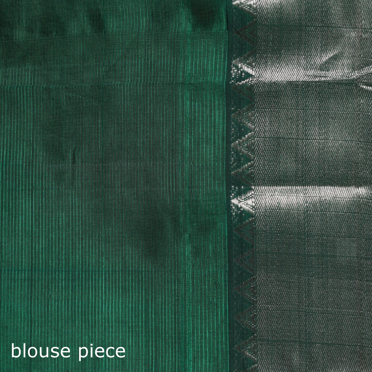 Green - Pure Handwoven Mangalagiri Silk Cotton Pattu Saree with Zari Border 18