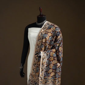 Kalamkari Hand Block Print Natural Dyed Cotton Dupatta 74