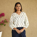 sanganeri crop top