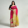 Buy  Mangalagiri Handloom Cotton Saree with Zari Border Online at iTokri.com