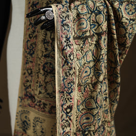 Kalamkari Hand Block Print Natural Dyed Cotton Dupatta 76