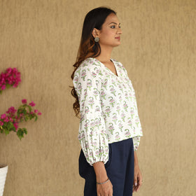 sanganeri crop top