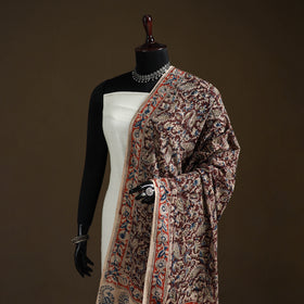Kalamkari Hand Block Print Natural Dyed Cotton Dupatta 77