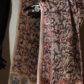 Kalamkari Hand Block Print Natural Dyed Cotton Dupatta 77