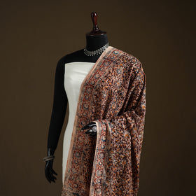 Kalamkari Hand Block Print Natural Dyed Cotton Dupatta 78