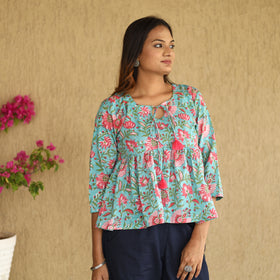 sanganeri crop top 